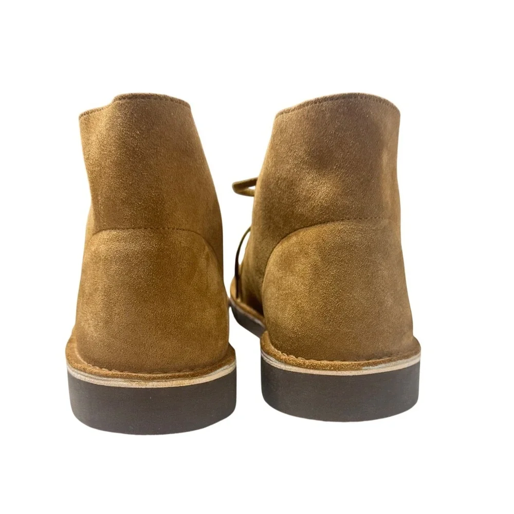 Clarks Bushacre 2 Chukka Boots Mens 15 Tan Suede Ankle Lace Up Shoes‎ NWOB